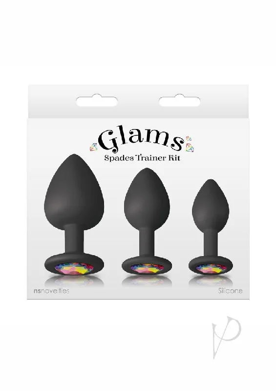 anal toys for anal fun-Glams Spades Trainer Kit Black