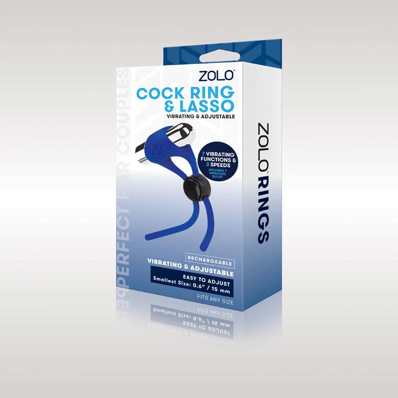 cock ring beginner reviews-Zolo Rechargeable Cock Ring & Lasso