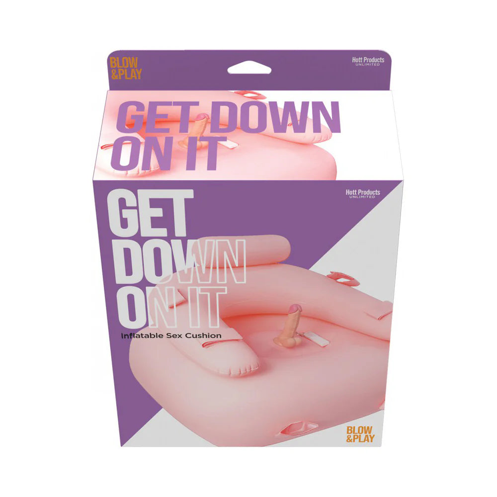 dildo comfort rankings-Get Down On It ''Inflatable Sex Cushion'' w/Vibrating Dildo