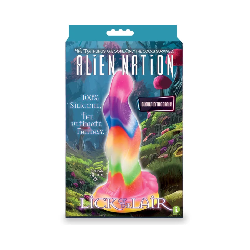 dildo artisan discounts-AlienNation Lick of the Lair 7 in. Glow-in-the-Dark Silicone Dildo