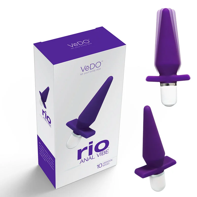 anal toys for intimate massage-VeDO Rio Anal Vibe Into You Indigo