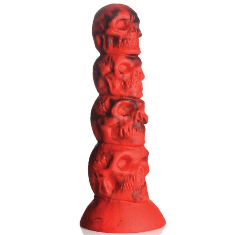 dildo flexibility bundles-Doom Skull Silicone Fantasy Dildo