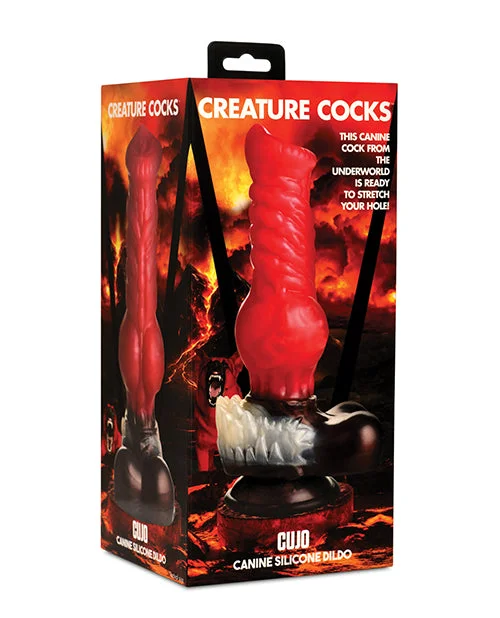 dildo weight reviews-Creature Cocks Cujo Canine Silicone Dildo - Large