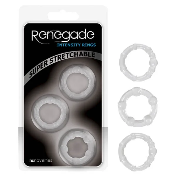 silicone vs rubber cock ring-Renegade Intensity Rings