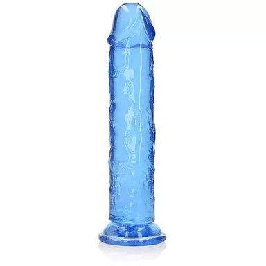 dildo size discounts-Realrock Crystal Clear Straight Dildo 7" by Shots