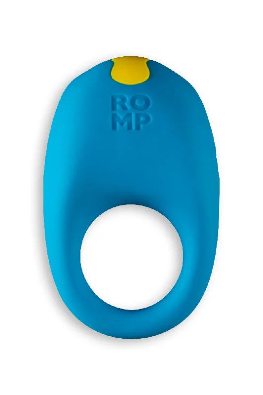 cock ring for performance-ROMP Juke Vibrating C-Ring - Blue