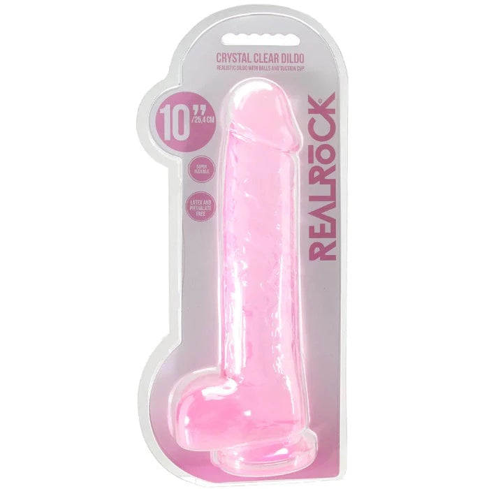 dildo brand offers-RealRock 10" Dildo -Pink