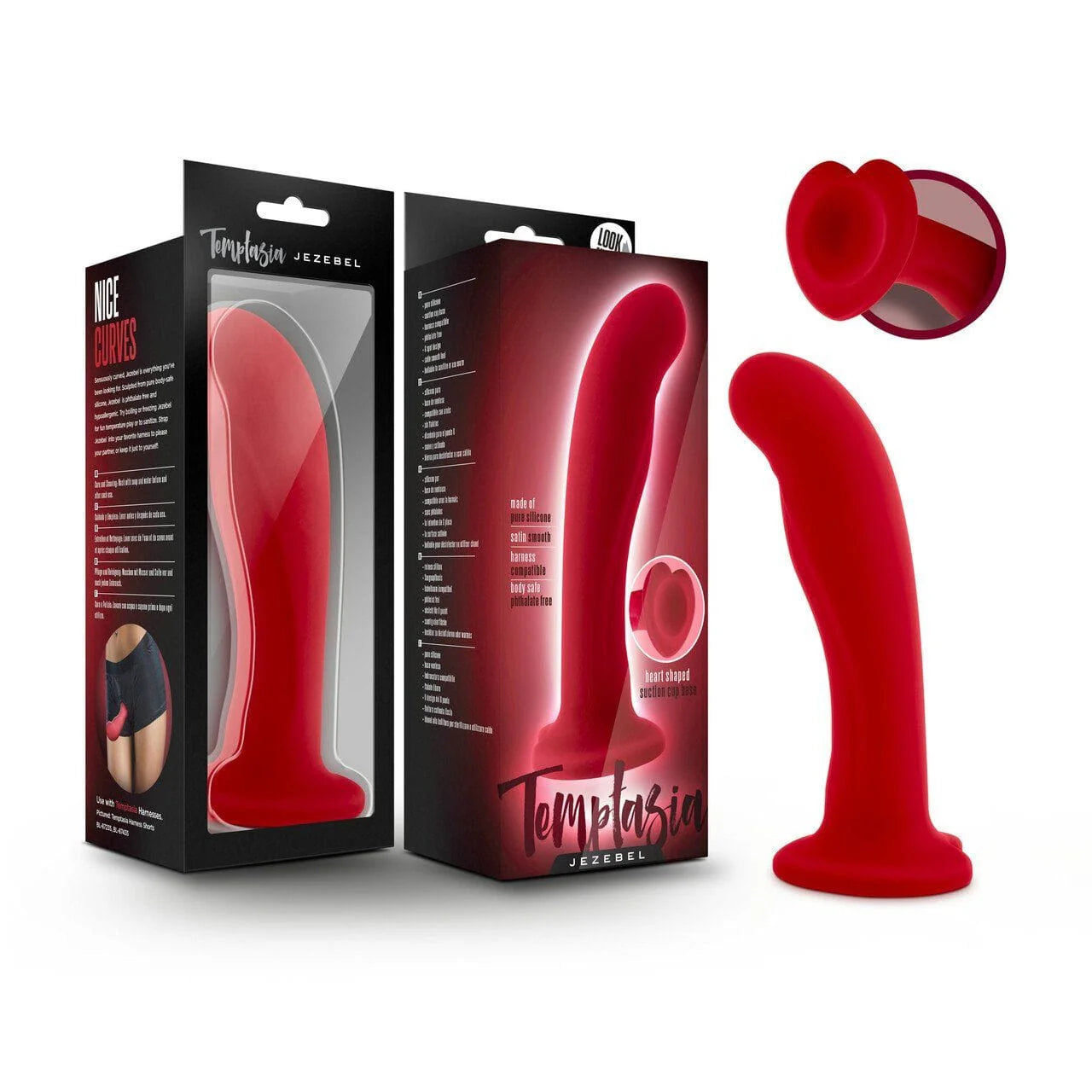 dildo ergonomic offers-Blush Temptasia - Jezebel