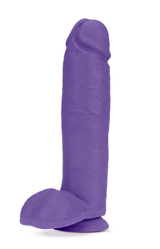 dildo battery advice-Au Naturel - Bold - Huge - 10 Inch Dildo - Purple