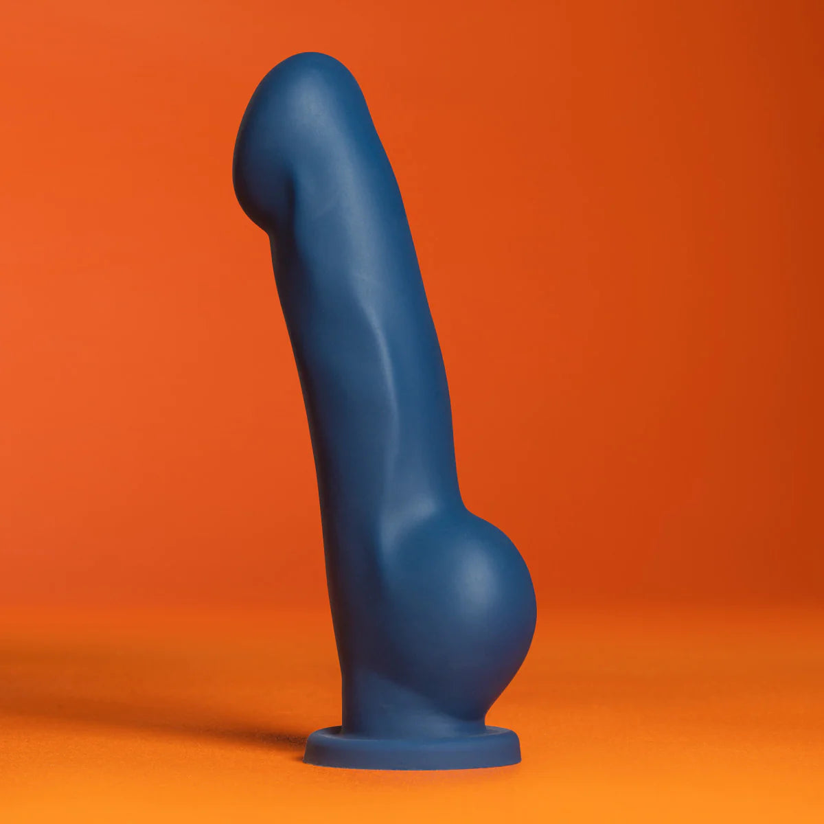 dildo length deals-Avant Ergo Indigo D8: Artisan 7 Inch Dildo with Suction Cup Base