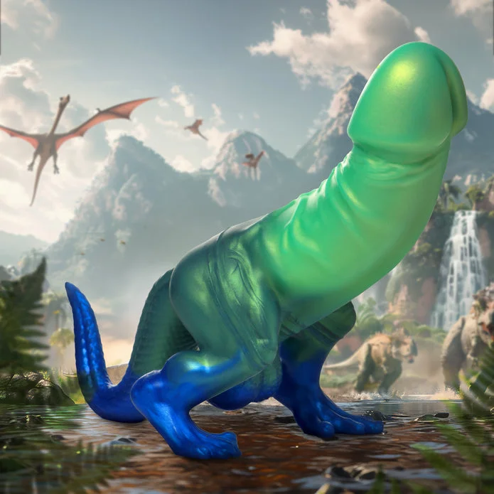 dildo shape bundles-Jurassic Cock Dinosaur Silicone Dildo