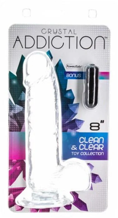 dildo artisan offers-Addiction Crystal 8″ Dildo