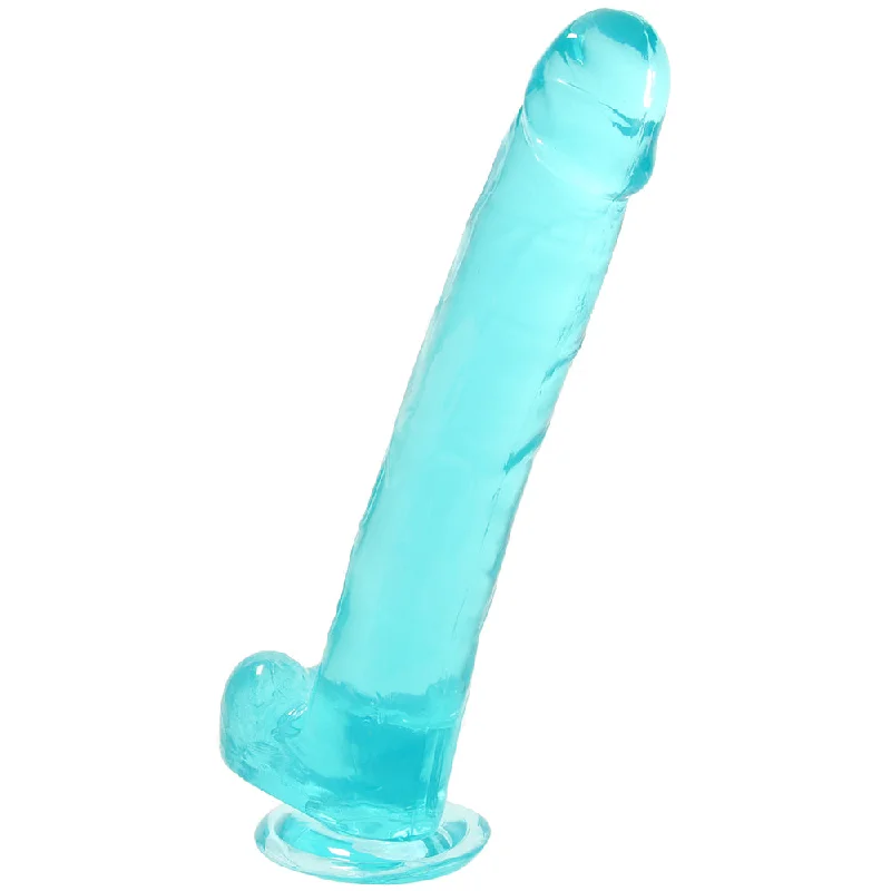 dildo flexibility tips-Size Queen 10 Inch Jelly Dildo in Teal