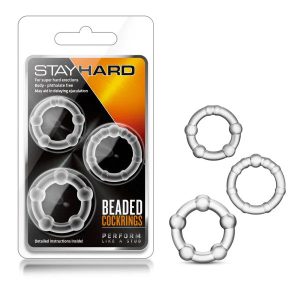 cock ring style options-Stay Hard Beaded Cockrings