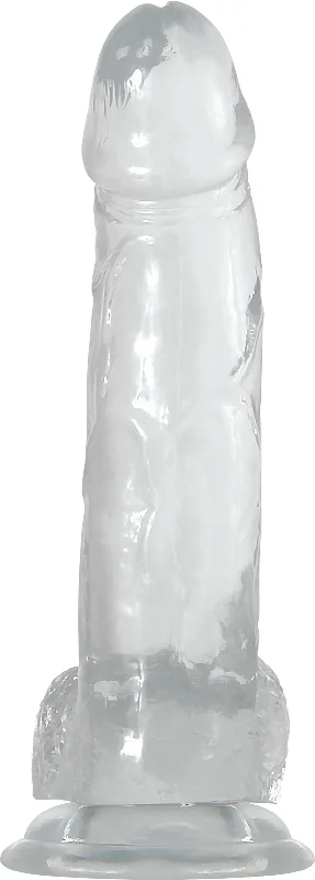 dildo realism comparison-Adam and Eve's Crystal Clear 8" Dildo