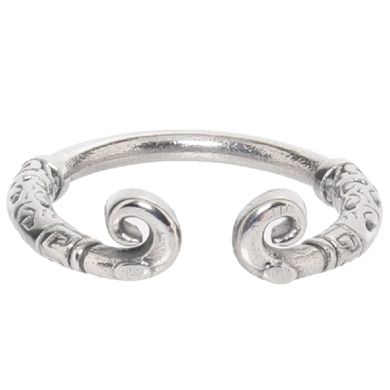 cock ring safety solutions-Master Series Kingpin Stainless Steel 24mm Glans Ring