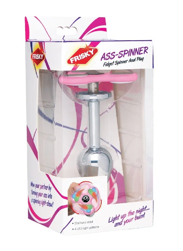 anal toys for couple therapy-Light Up Fidget Spinner Anal Plug