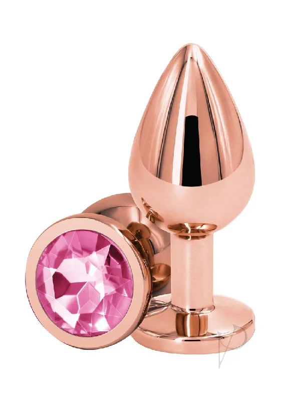 anal toys for intimate vibes-Rear Assets Rose Gold Med Pink