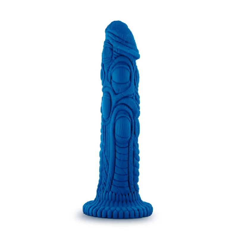 dildo shape ratings-The Realm - Draken - Lock on Dildo - Blue