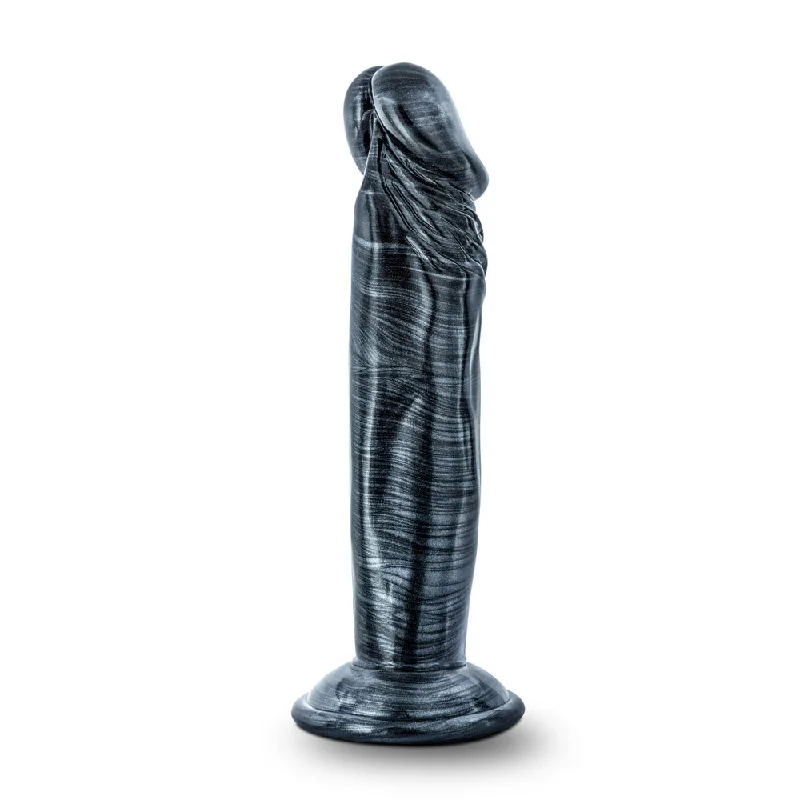 dildo artisan benefits-Jet - Ebony - 6 Inch Dildo - Carbon Metallic Black