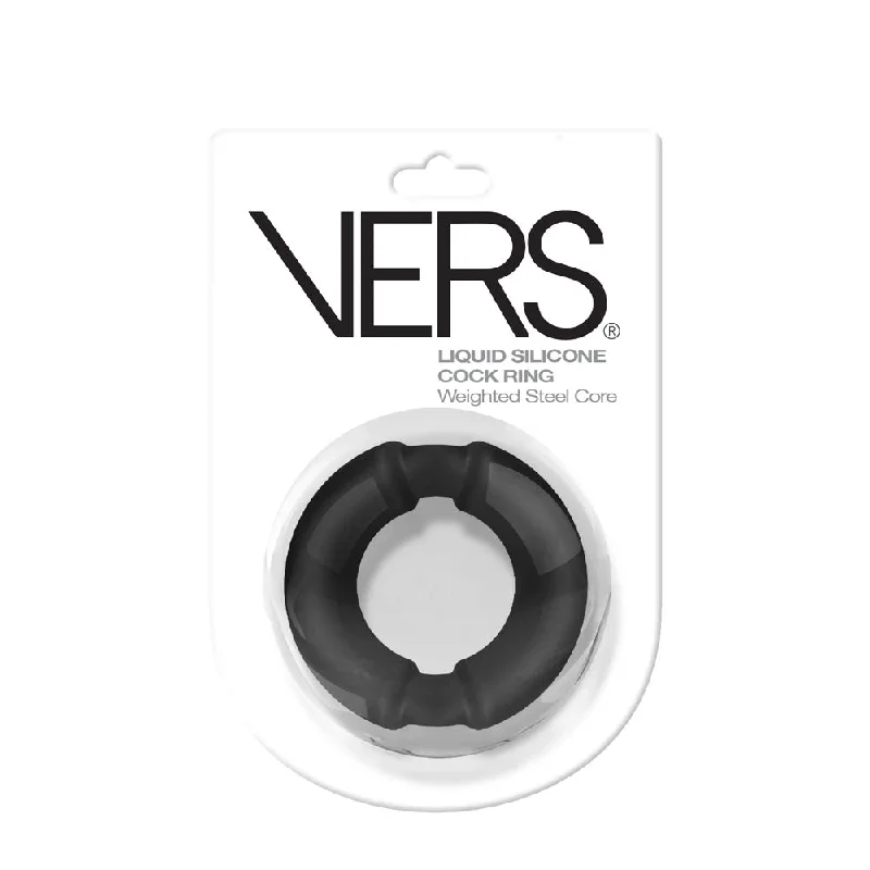 cock ring power reviews-VERS Liquid Silicone Weighted Steel Core C-Ring