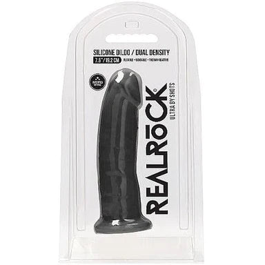 dildo durability discounts-Realrock Dual Density Dildo 7.5" by Shots