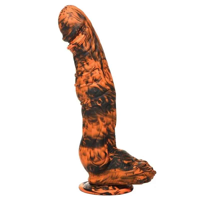 dildo heat deals-Saber Tooth Silicone Fantasy Dildo