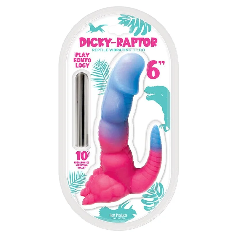 dildo safety offers-Playeontology Dicky Raptor Vibrating Fantasy Dildo