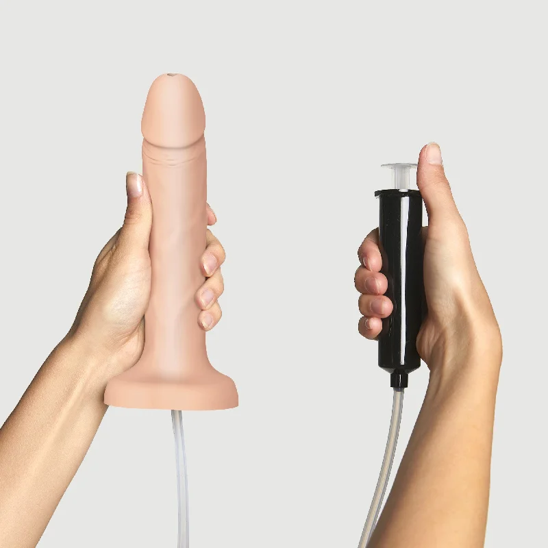 dildo vibration tips-Spritzdildo realistisch - Vanille