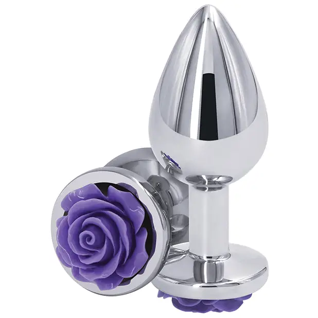 anal toys with quiet tip-Rear Assets Rose Anal Plug