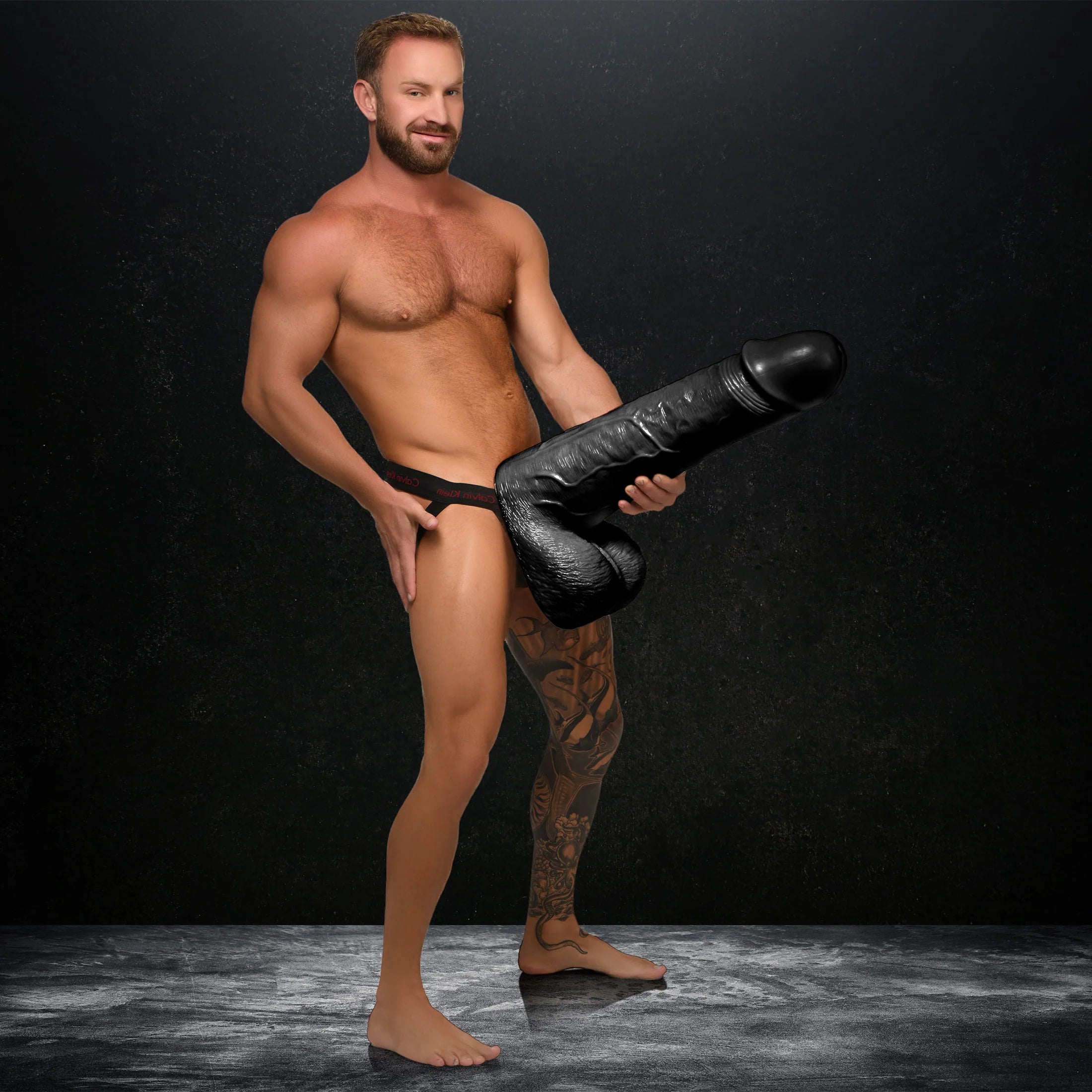 dildo sales promotions-MASTER SERIES LIGHT MOBY HUGE 2 FOOT TALL SUPER DILDO BLACK