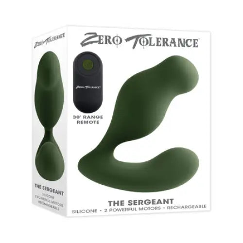 anal toys with bold design-Zero Tolerance The Sergeant Rechargeable Vibrating Prostate Anal Vibe