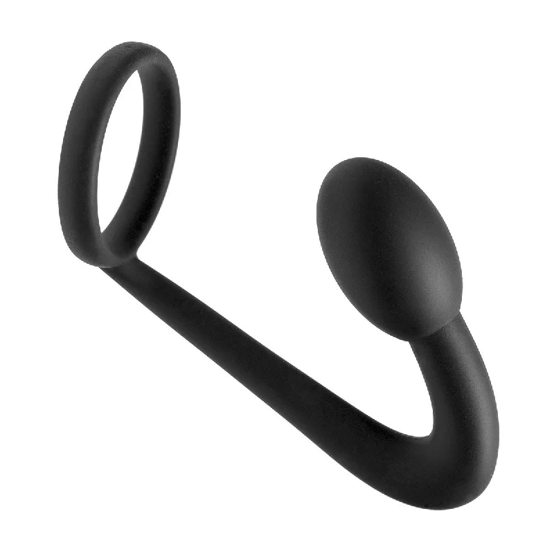 top rated cock ring products-Masters Explorer Silicone C-Ring & Prostatic Play Plug