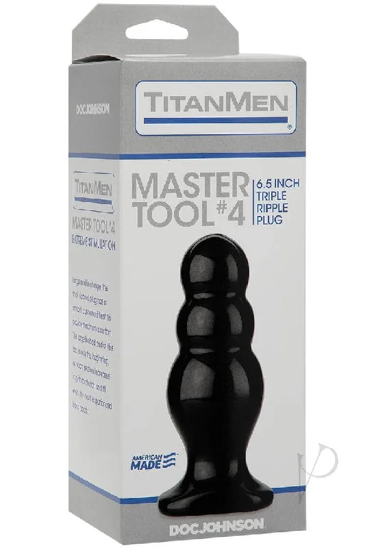 anal toys with sleek grip-TitanMen Master Tool #4 - Ultimate Anal Pleasure