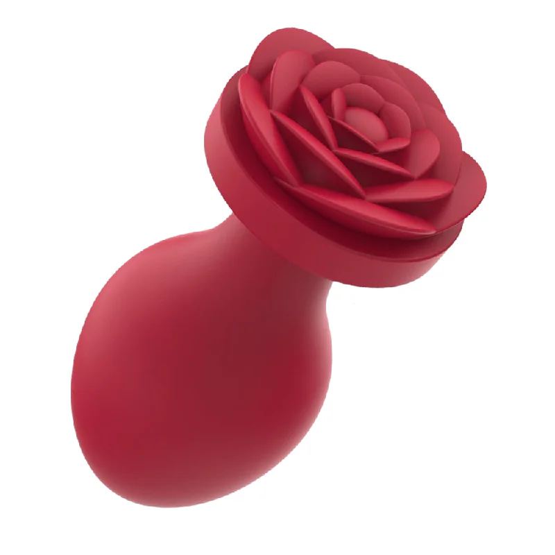 anal toys with smooth grip-Rela Silicone Rose Anal Plug Set