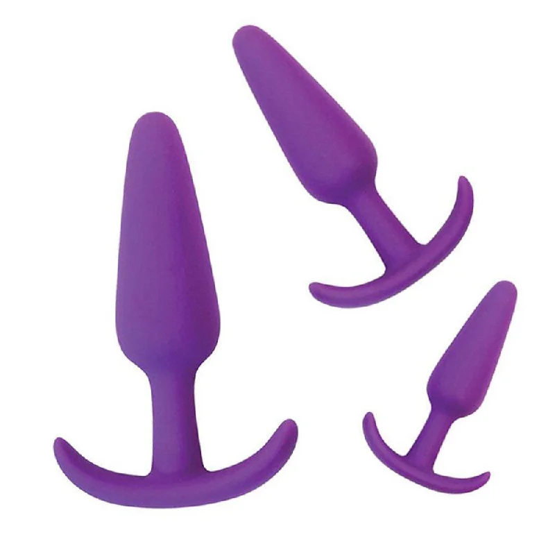 anal toys for couple therapy-Rump Rockers 3pc Silicone Anal Training Set