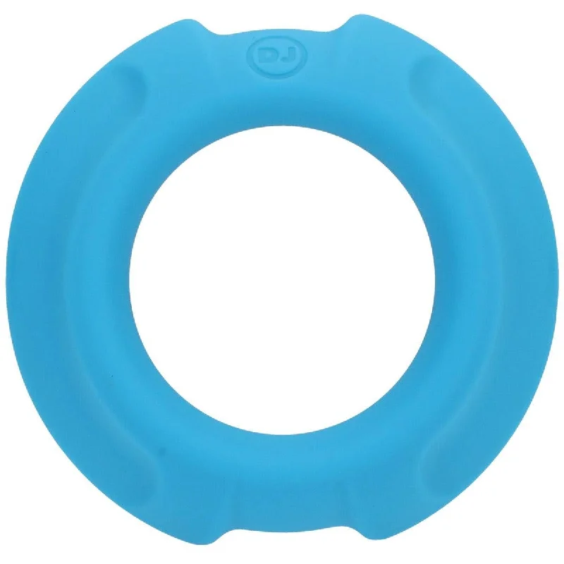 cock ring cleaning benefits-Optimale Flexisteel Silicone Metal Core Cock Ring Blue 35Mm