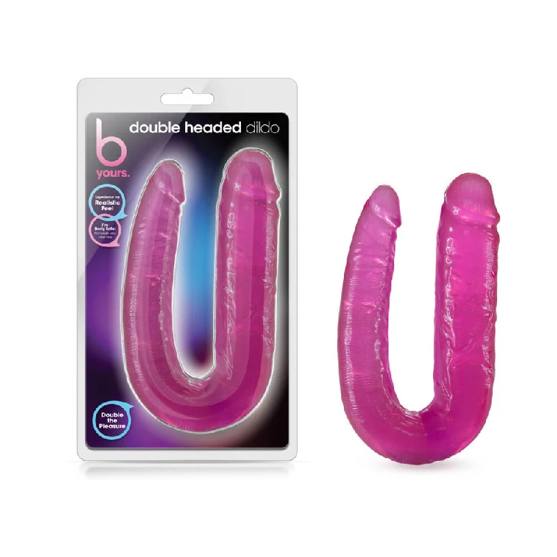 dildo limited guide-B Yours Double Headed Dildo 18 in. Pink