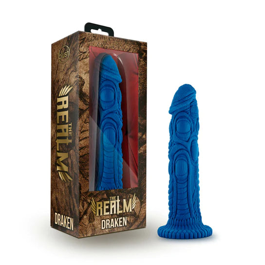 dildo suction offers-Realm Draken Dildo 7.75" by Blush Novelties