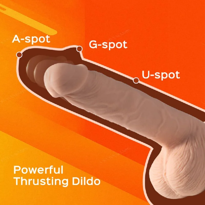 dildo collector benefits-KENZO App-controlled Realistic Thrusting Dildo With Suction Cup 9.5 Inch