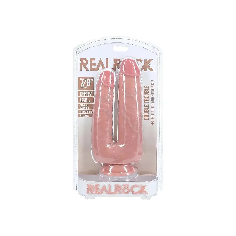 dildo noise bundles-Realrock Double Trouble Realistic Dildo 7 & 8" by Shots