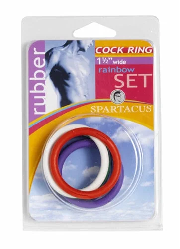 cock ring premium features-Colorful Rubber Pleasure Rings - Fun and Comfort for Bedroom Adventures!