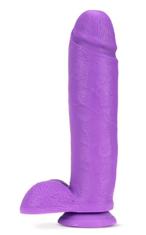 dildo artisan tips-Neo - 11 Inch Dual Density Dildo - Neon Purple