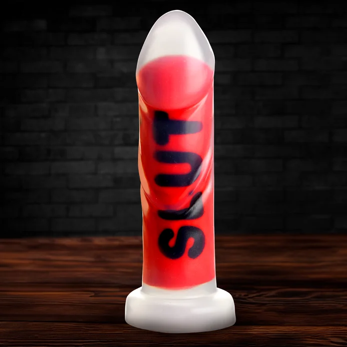 dildo expert promotions-SLUT Silicone Dildo by Master Series