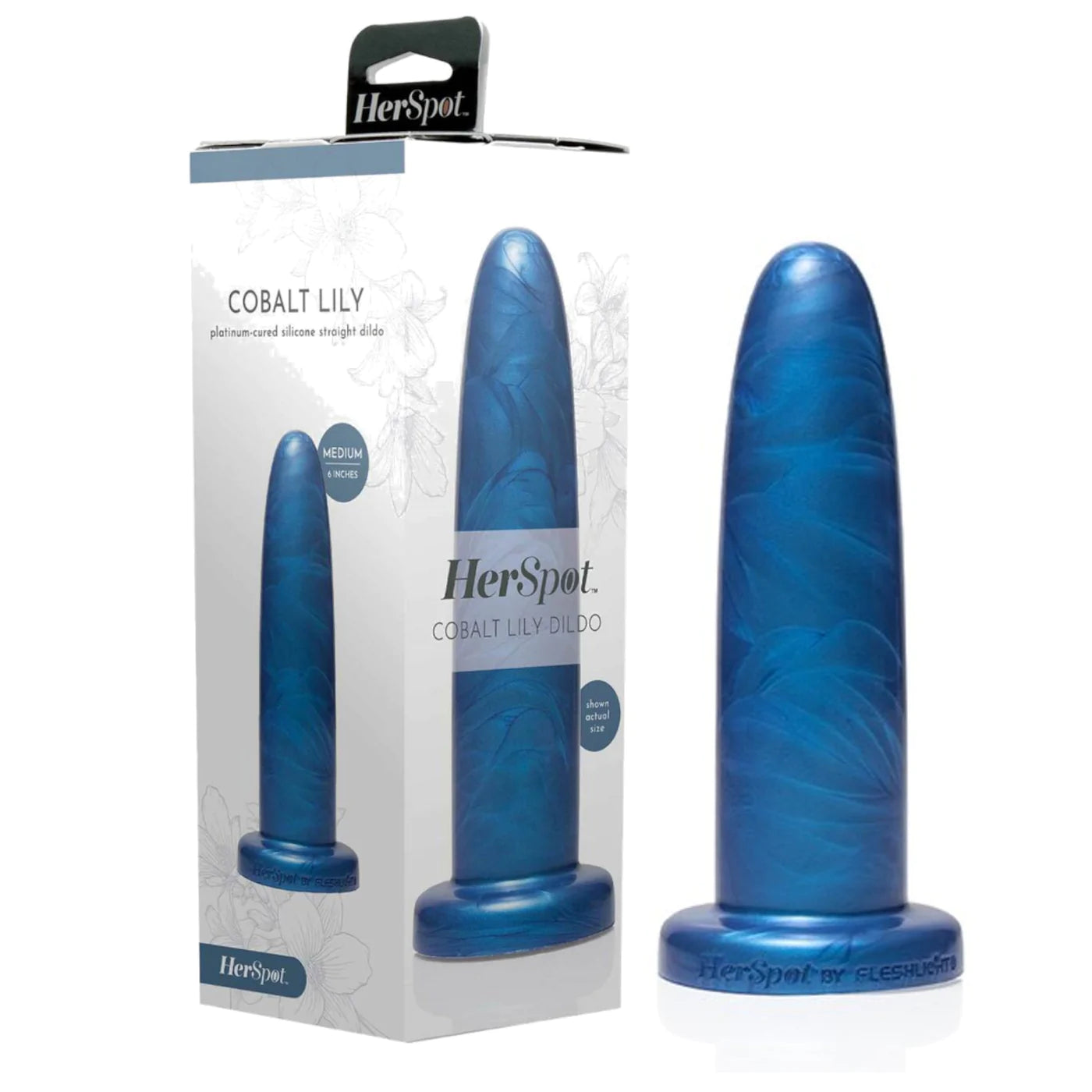 dildo repair bundles-Cobalt ''Lily'' Dildo -Small