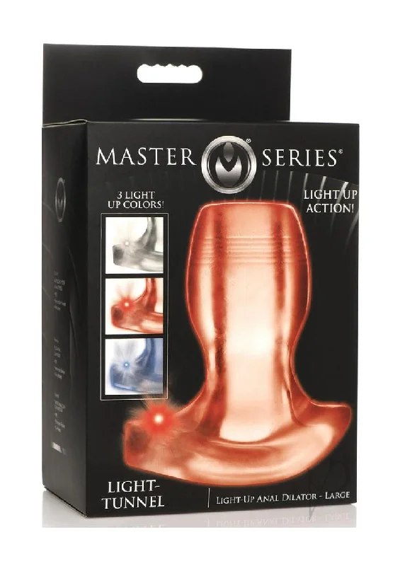 anal toys with bold finish-Ms Light Tunnel Anal Dilator Lg