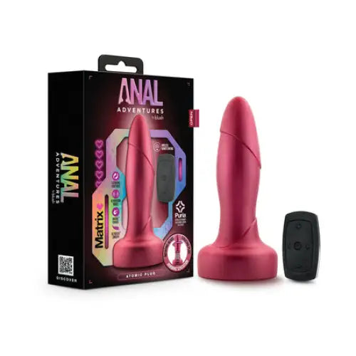 anal toys for gentle massage-Anal Adventures Matrix By Blush Atomic Plug