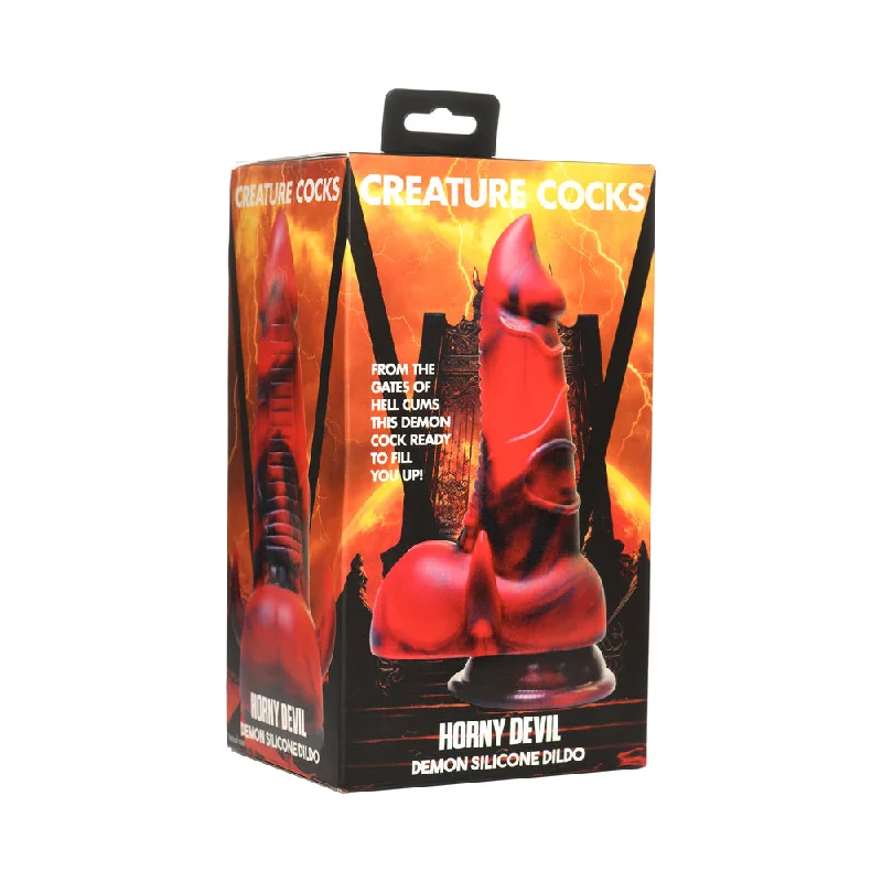 dildo brand tips-Creature Cocks Horny Devil Demon Silicone Dildo