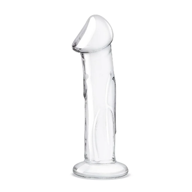 dildo ergonomic benefits-Glas 6Inch Veins & Flat Base Dildo