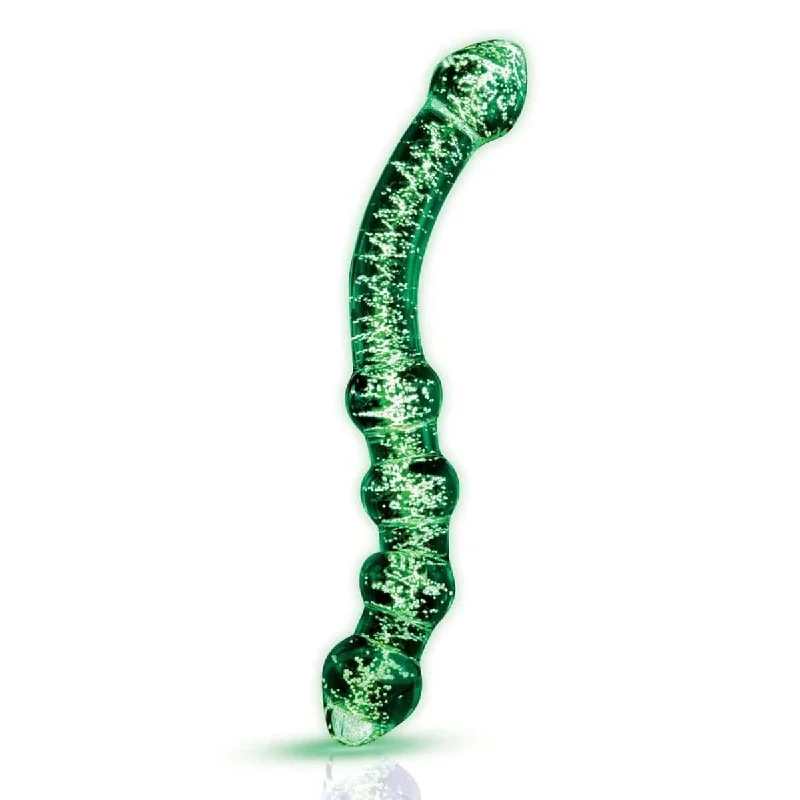 dildo weight tutorial-Whipsmart Glow In The Dark Sensual Glass Beaded Textured Dildo